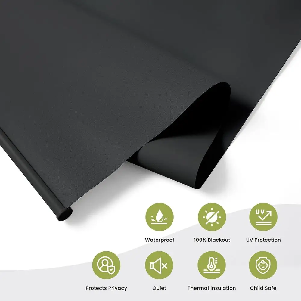 35 x 72 cortinas blackout, bloqueio 100%, isolamento térmico, proteção UV para casa e escritório