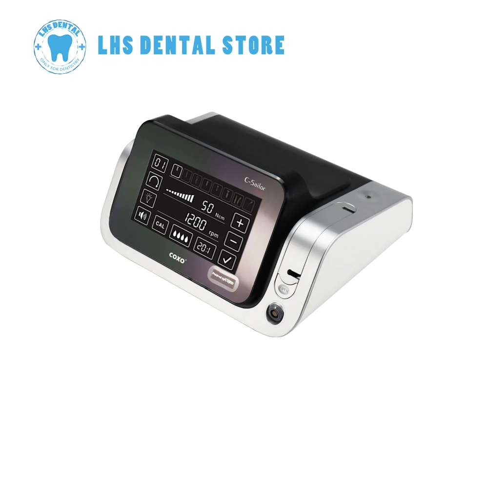 Dental Implant Motor COXO C-Sailor Pro Portable Professional Surgical Brushless Motor with Touch Screen with 20:1 Contra Angle