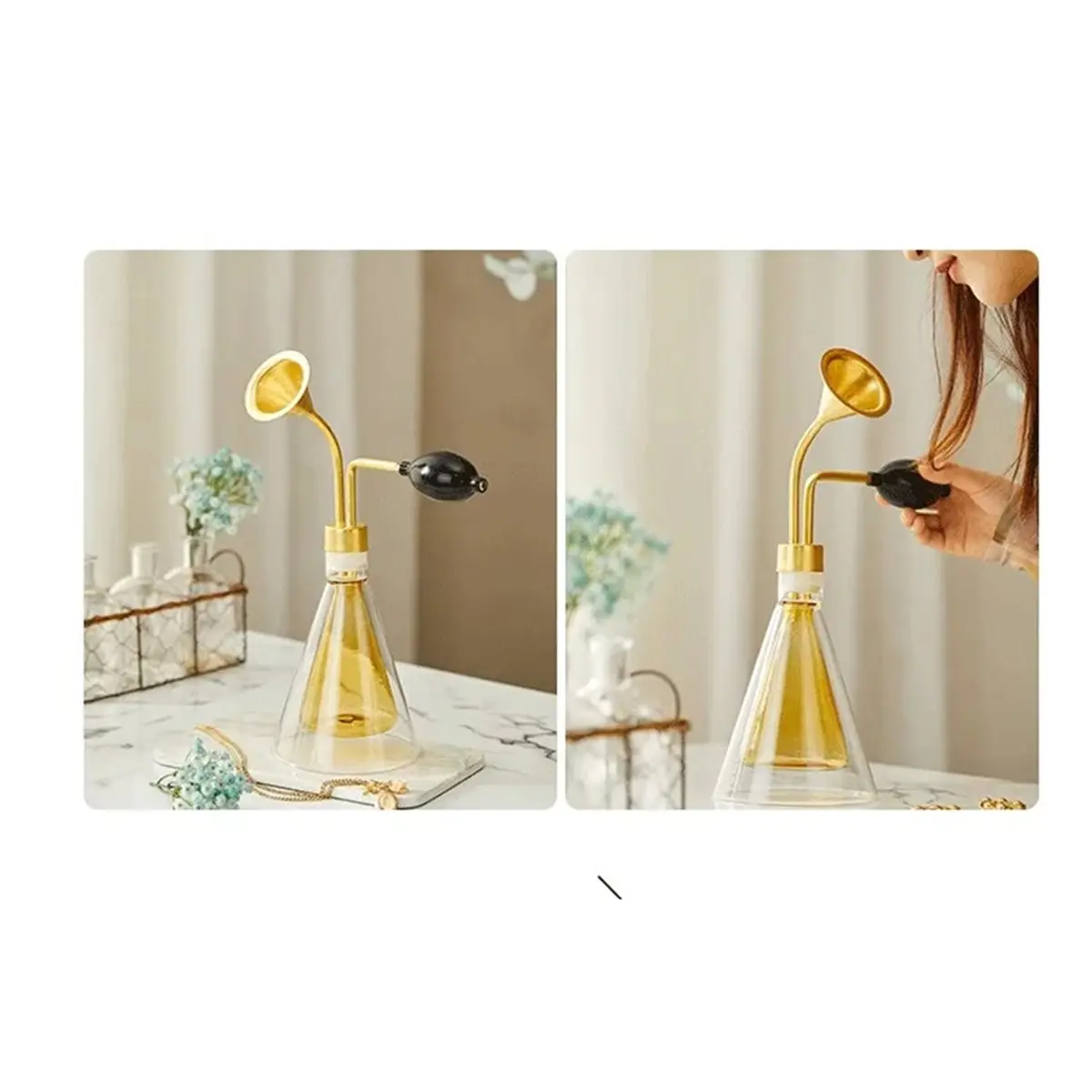 AA77 NEW Fragrance Smelling Bottle Coffee Bean Taste Scent Bottle Wine Parfum Smell Bottle Aroma Bottle for Exhibition