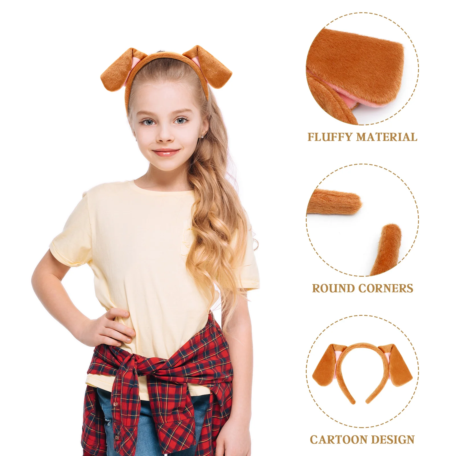 Puppy hoofdband vrouwen hoofdbanden haaraccessoires dier hond voor meisjes cosplay kinderen oren