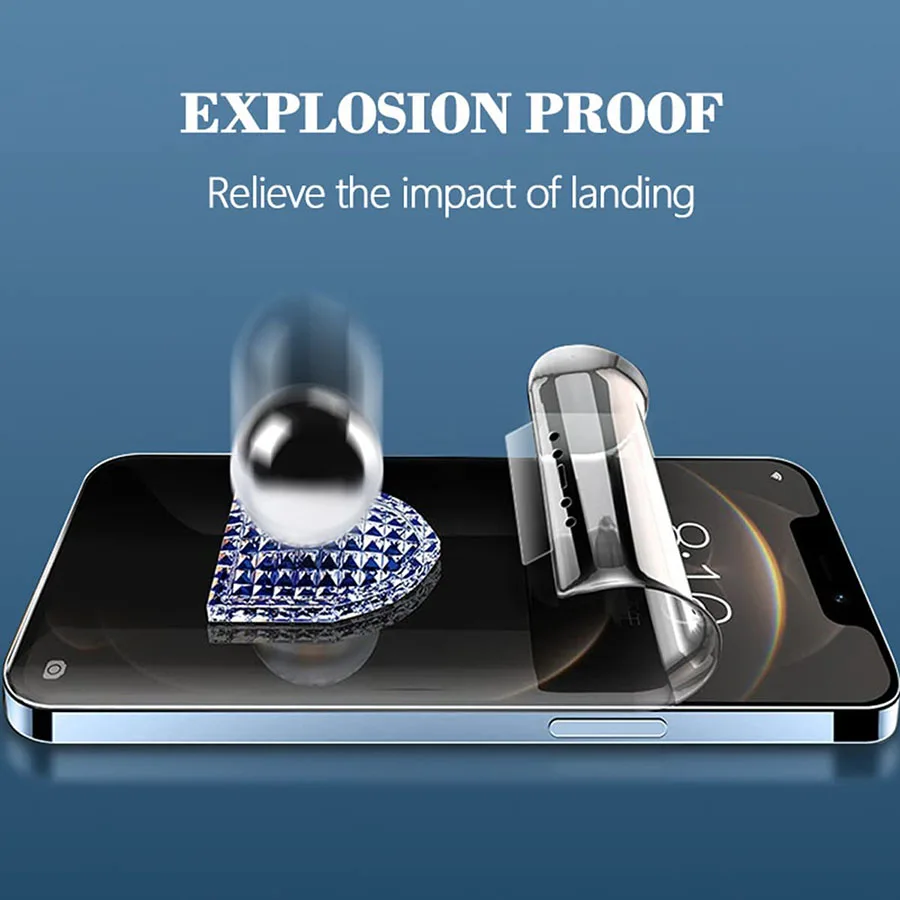 Matte Privacy Hydrogel Film Full Cover For iPhone 11 12 13 14 15 Pro Max mini Screen Protector For iPhone 8 7 Plus SE No Glass