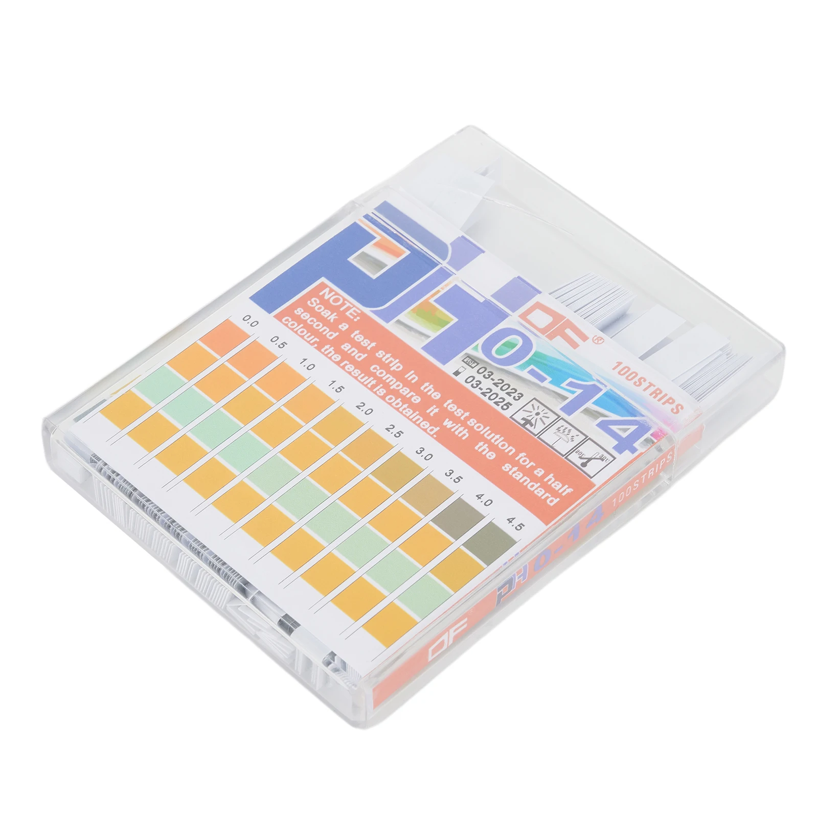 Reliable pH Test Strips for Water 0 14 Range Convenient Box Packaging Pack of 100 Strips for Easy Testing Solution