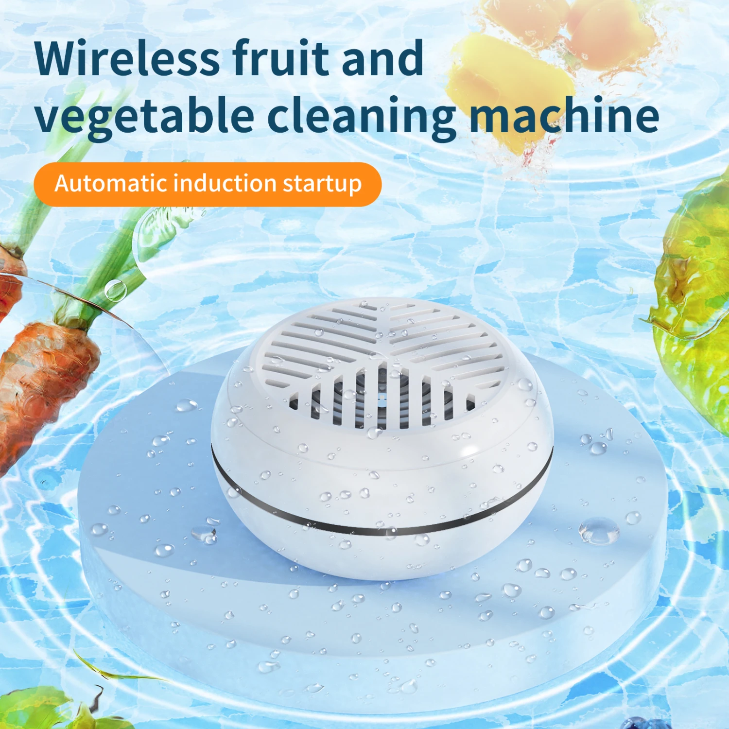 Nettoyeur de Fruits et Légumes, Appareil de Lavage à l'Eau, Purificateur de Pesticides pour Fruits, Légumes et Viande