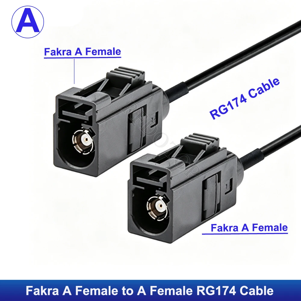 RG174 Kabel Fakra B C D E F G H I K M Z Buchse Auto Radio Antenne verlängerung Zopf für GPS RF Kommunikation Systeme