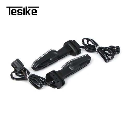 Imagen 2 del producto Luz LED de intermitente de 2 cables, indicador de 570mm, lámparas intermitentes direccionales para Yamaha Yzf R3 2023, accesorios para motocicleta