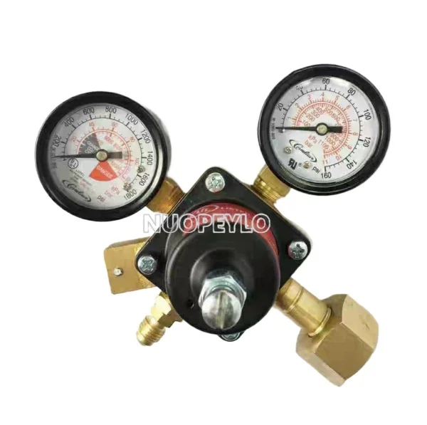 CO2 high-pressure gauge regulator set, cylinder pressure gauge, primary gauge, soda machine parts