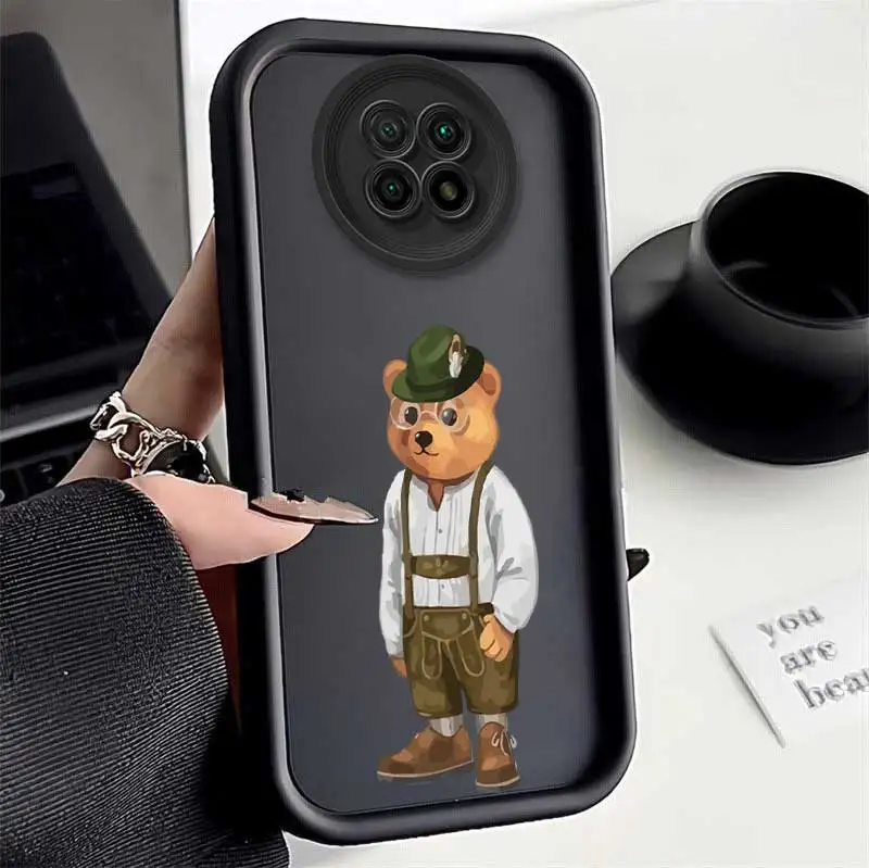 Note9 Stylish Bear Life Sky Eye Ladder Phone Case For Redmi Note 11 11S 10 10S 10T 10Pro 9T 9S 9Pro 9Pro 8 8Pro 7 7Pro 7S Cover