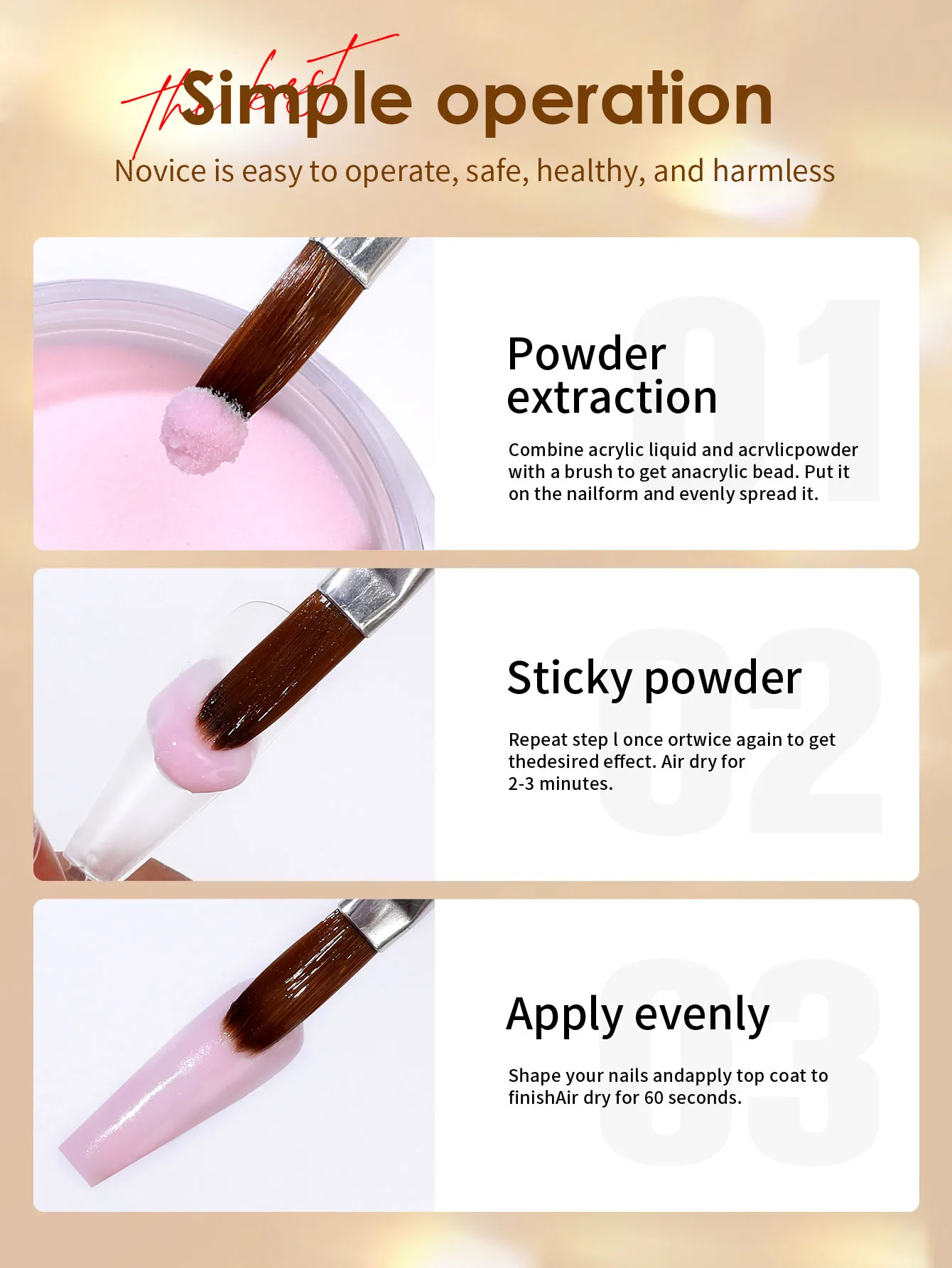 Ensemble de poudre à ongles néon fluorescente vibrante, 48 pièces, adapté aux débutants au bricolage à la maison, créez des décorations éblouissantes pour nail art