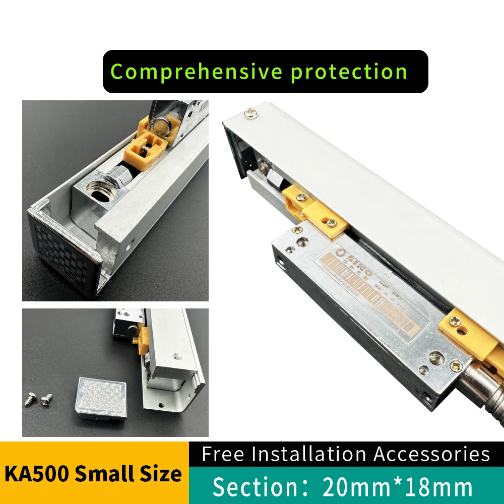 【70mm~420mm 5μm】KA-500 SINO Small Size 0.005mm Linear Scales 5Micron 5V TTL Optical Ruler 170 220 320 370mm For Lathe Machine