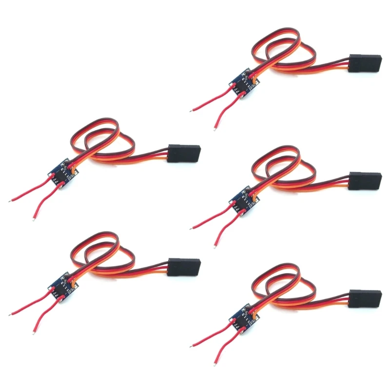 Controlador electrónico velocidad cepillado 5 uds., para Mini avión, modelo barco