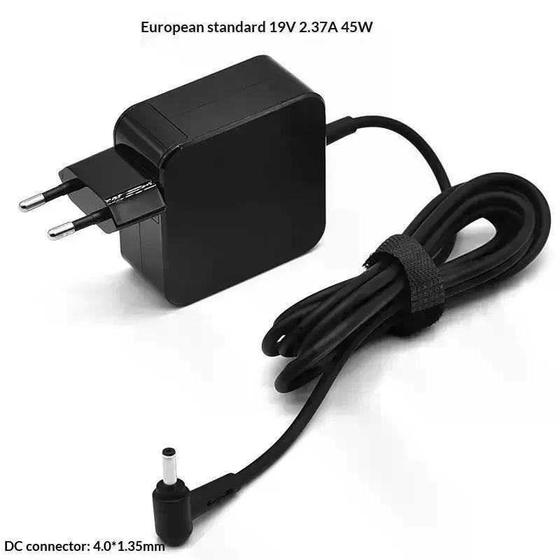 1 PCS 4.0x1.35mm Laptop Charger 19V 2.37A 45W EU/US/AU/UK Power Adapter AC Charger Applicable To Laptops