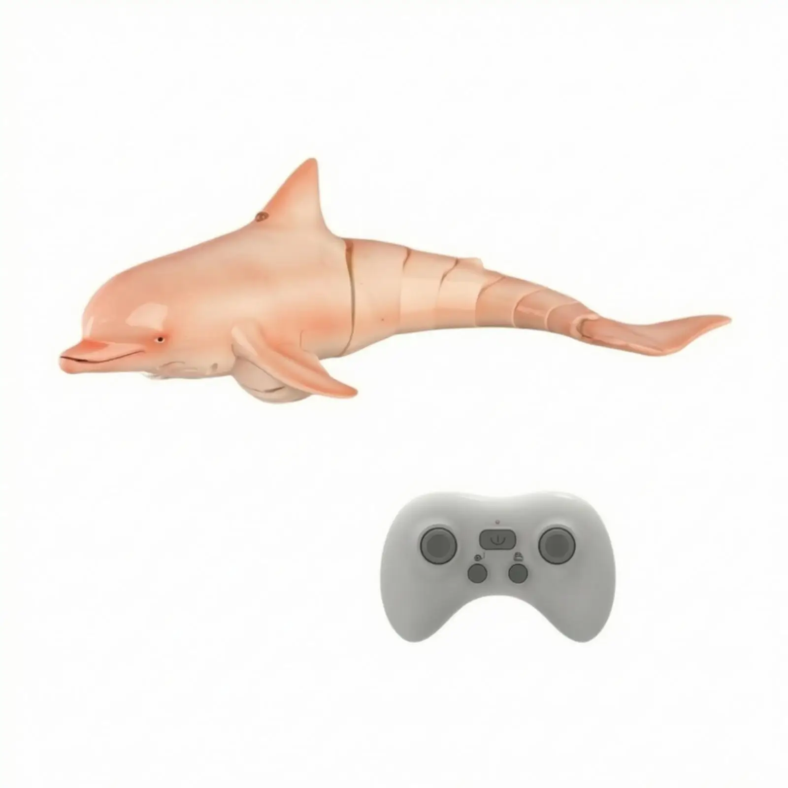 Remoteoperated Dolphin Toy Rechargeable Dolphin Toy with Remote Controller Light-up for Kids, Children, Bathtime, Summer