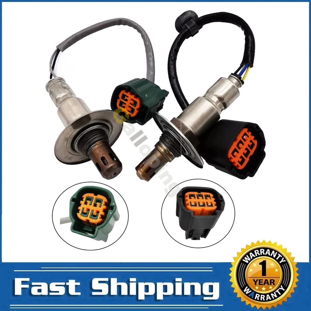 

2x Oxygen O2 Sensor For 2014-2017 Subaru Forester WRX 2.0L Turbocharged 4 &5 Wires Air Fuel Ratio Upstream Downstream Front Rear