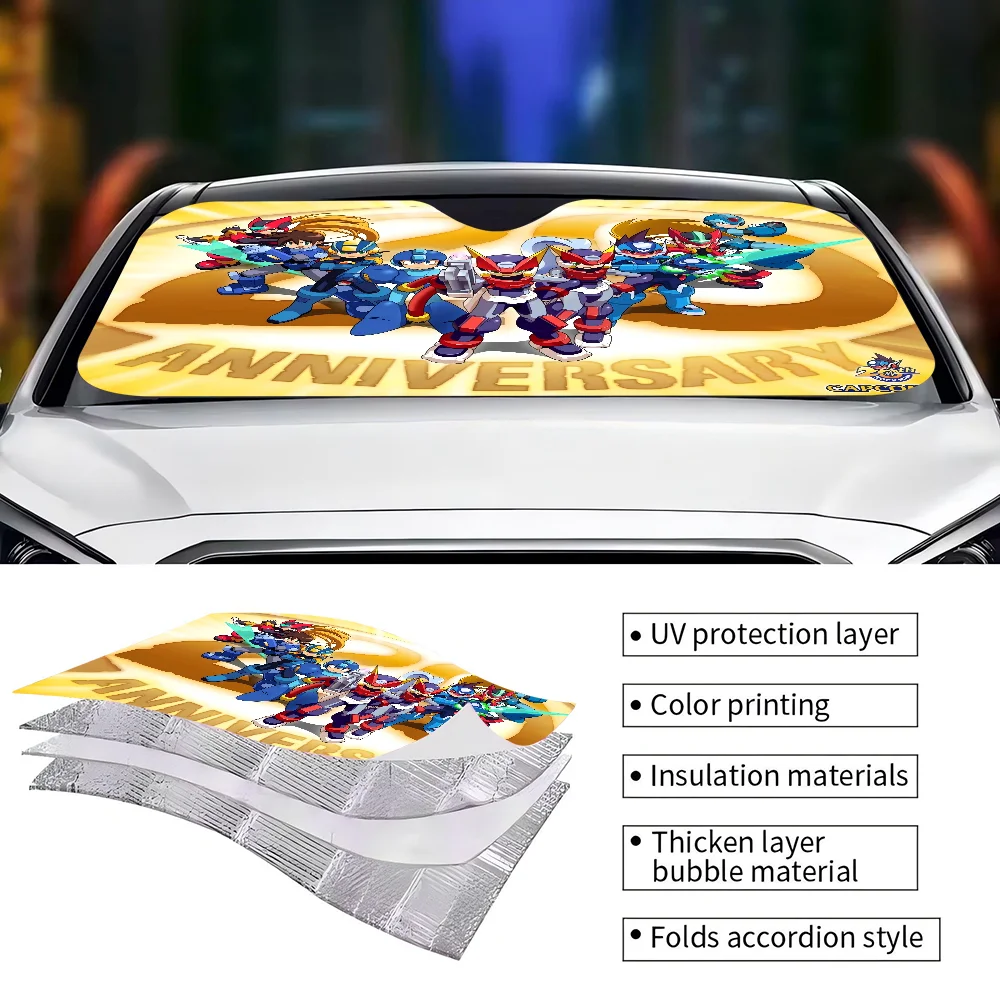 M-mega M-man Gamer Car Windshield Sunshade Cover Foldable Automotive Sun Shade Visor Window Uv Reflector Cars Keep Car Cool