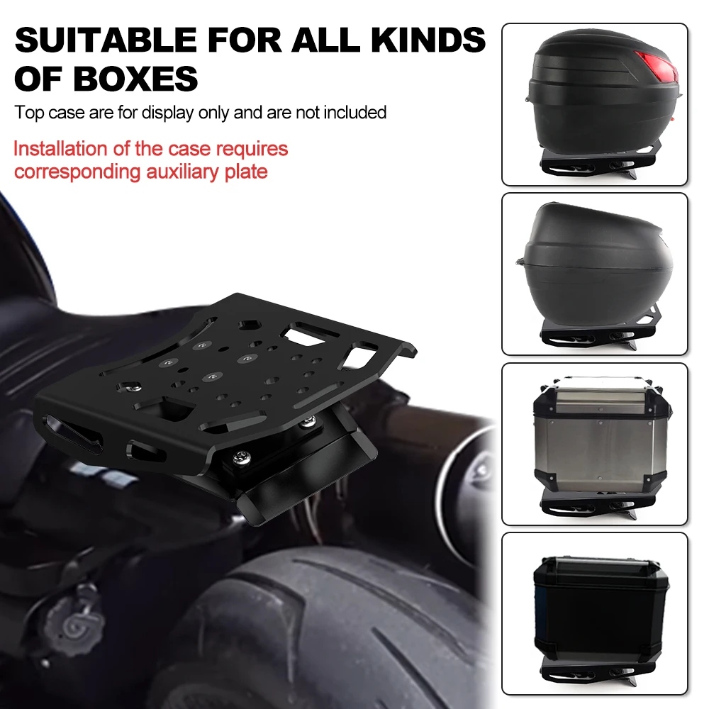 Fit For Harley Sportster S RH1250 2021 2022 2023 2024 2025 Motorcycle Rear Luggage Bracket Top Case Support Carrier Cargo Rack