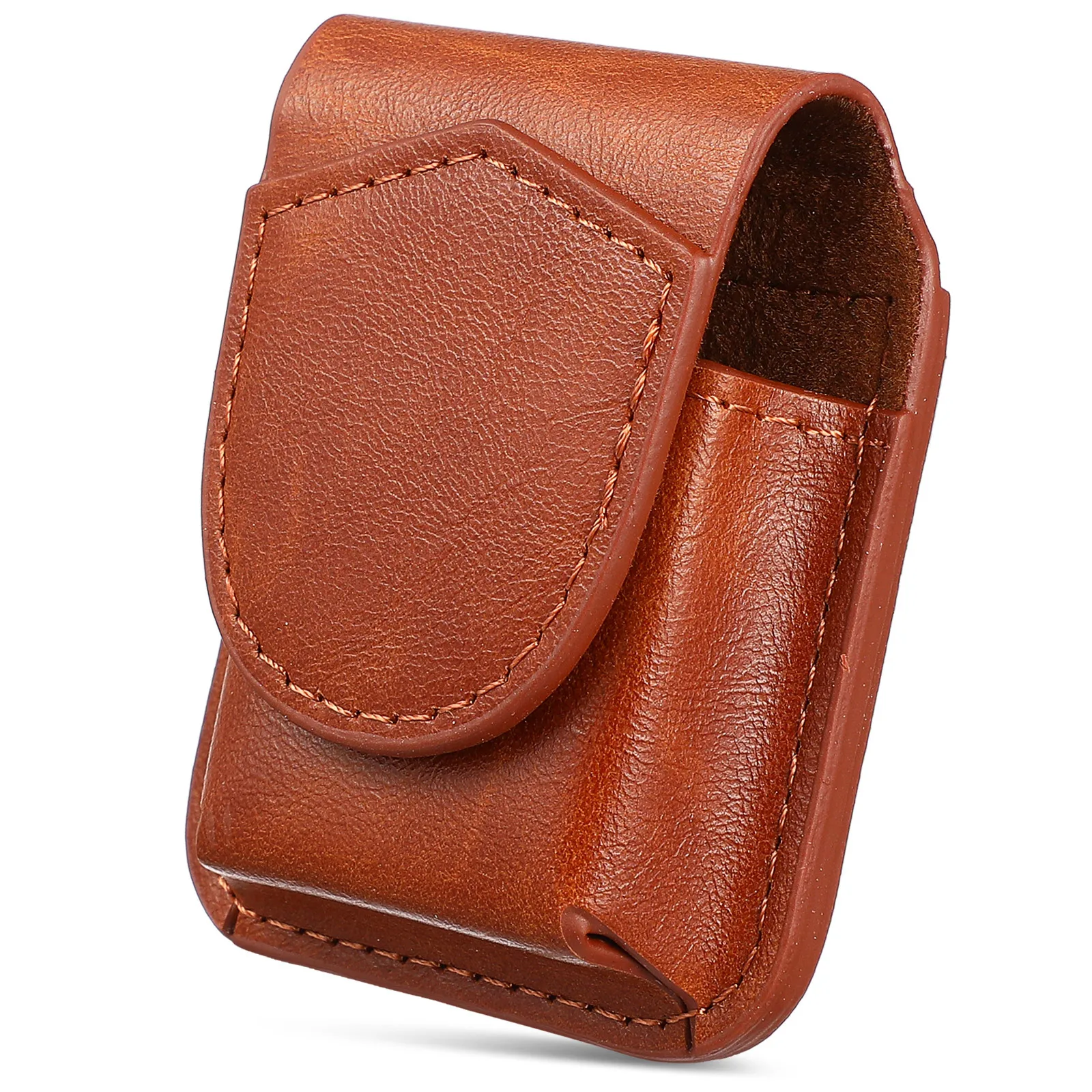 غطاء ولاعة سجائر ممتاز بأكمام واقية، حقيبة تخزين محمولة متينة للرجال، تصميم صغير وخفيف الوزن