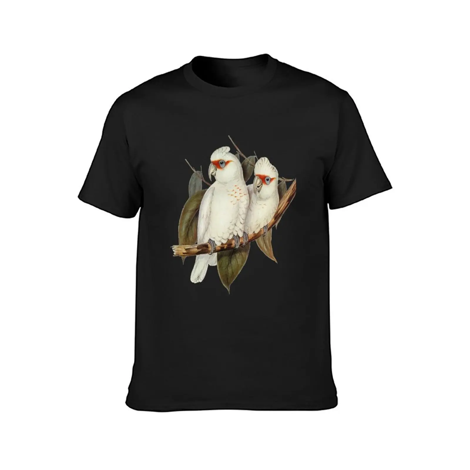 Long-billed Cockatoo (Licmetis nasicus) T-Shirt customs Aesthetic clothing plus sizes summer top men clothing