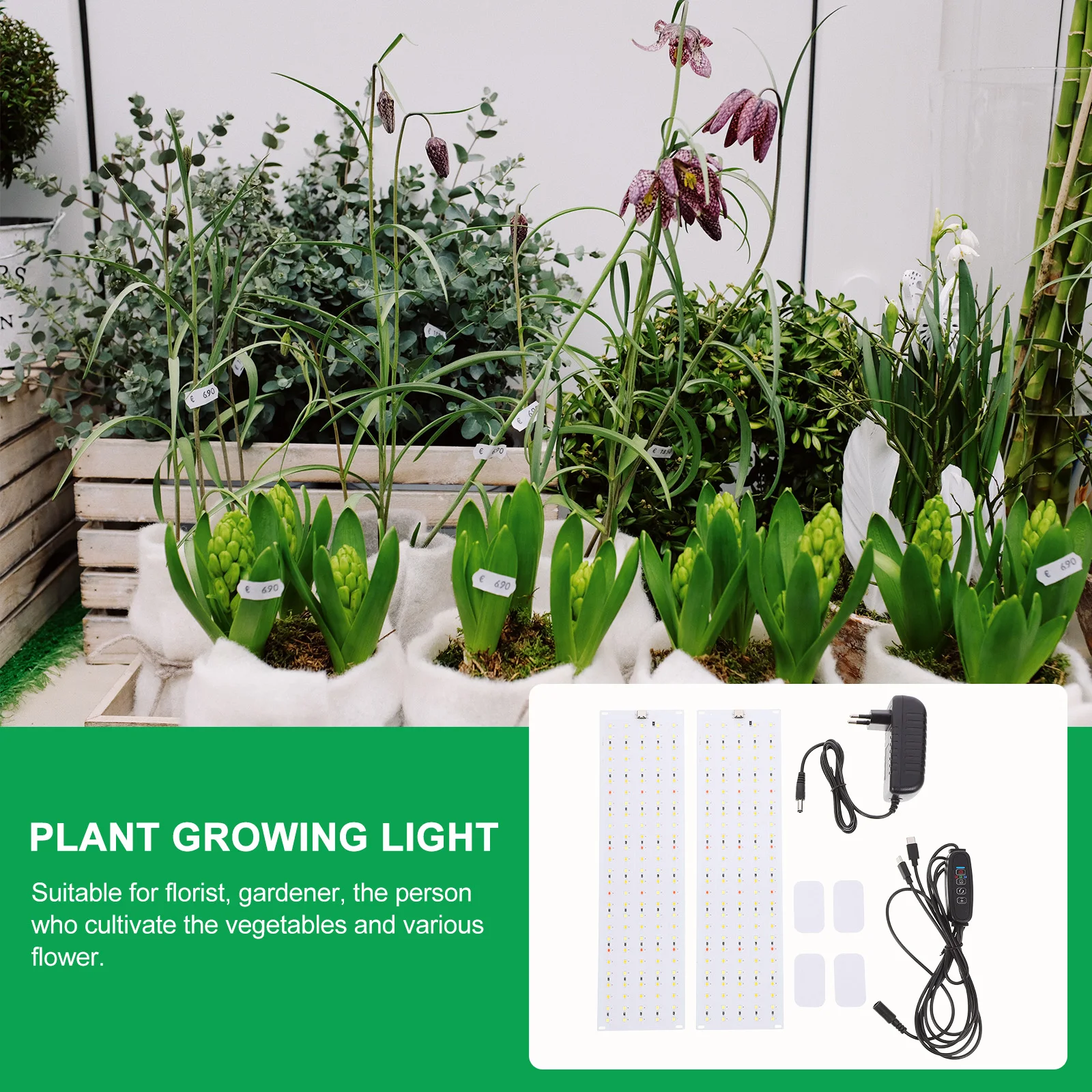 

LED Plant Grow Lights Indoor Full Aluminum Alloy Fixture for Plants Growing Boost Yield Professional Lamps