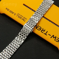 High Quality Stainless Steel Watch Strap for Tissot 1853 Le Locle T41/T006 Men's Watch Bracelet 19mm Watch Band Accessories