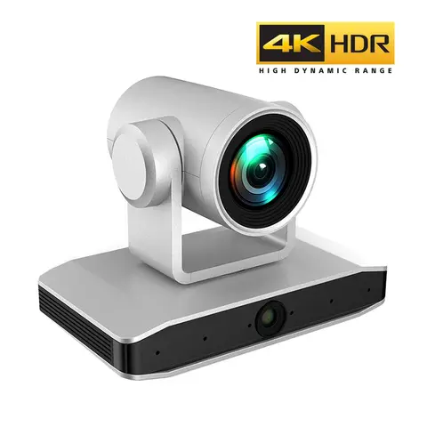 Haut-parleur de conférencier automatique, Zoom optique 4K 12x, suivi de localisation vocale, caméra PTZ avec haut-parleur et microphone pour entreprise/éducation