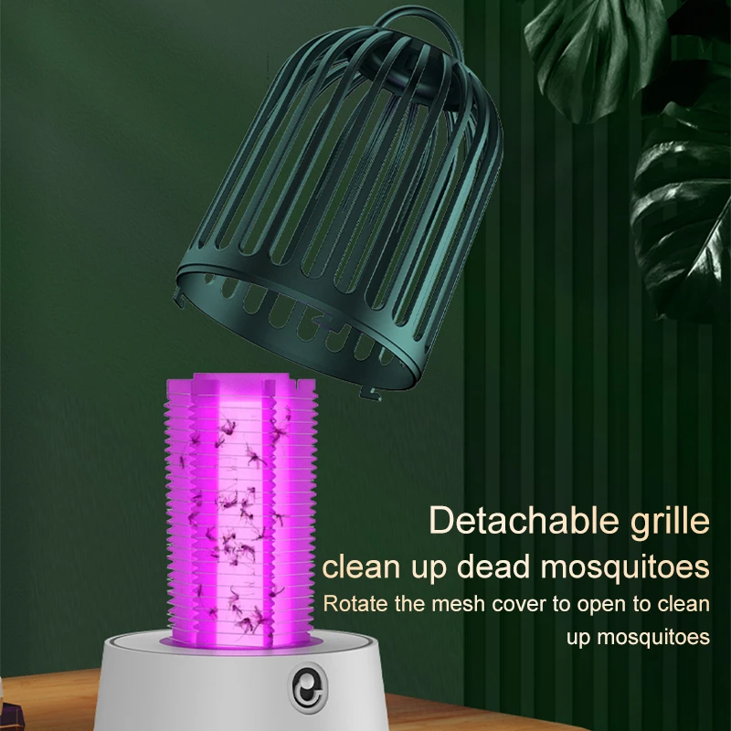 NEW Electric Shock Mosquito Killer Light 2 In1 Intelligent Mosquito Repellent Rechargeable Bug Zapper Mosquito Eliminator Lamp