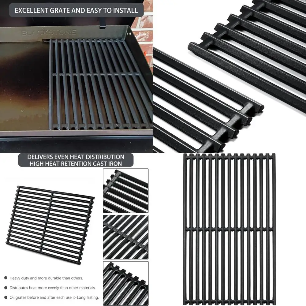 

Запасные части для гриля-плиты на 36 порций, чугунная решетка для 4 конфорок, 1 упаковка