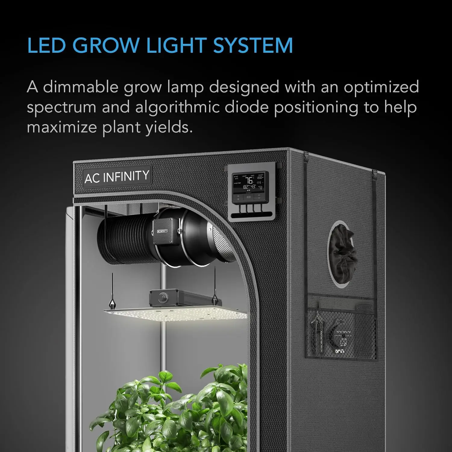 Infinity   ,  Grow Light Board with Samsung  Diodes, Deeper Penetration Full Spectrum Lighting, for Veg Bl