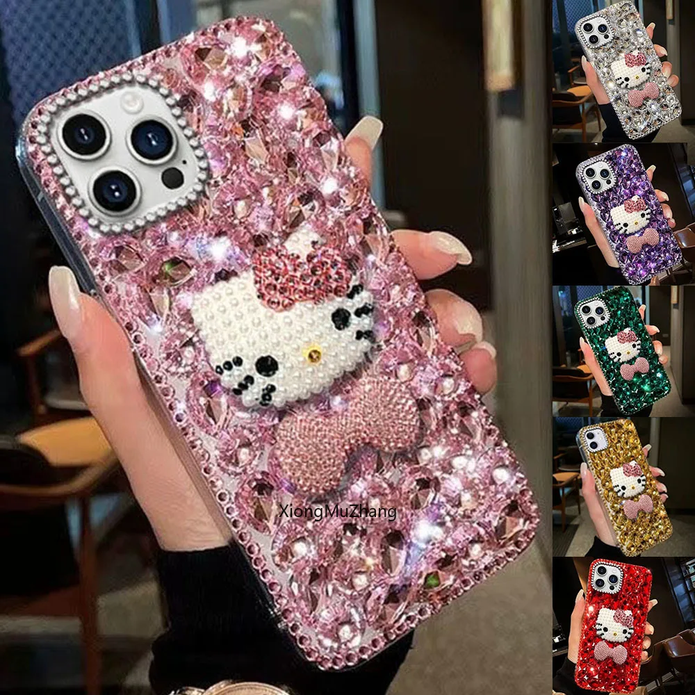 Para nada teléfono 3A Pro 3A Lite brillo diamante brillante Hello Kitty funda de teléfono para nada Phone2 3 Phone1 CMF Phone2 Pro cubierta