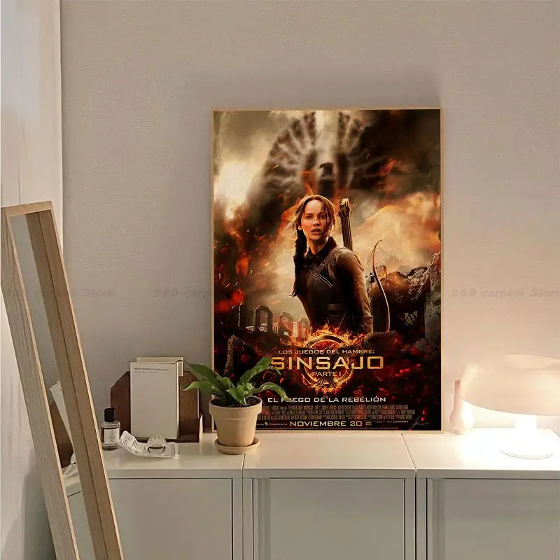 The Hunger Games DIY poster Kraft Paper Prints and Posters Kawaii room decor