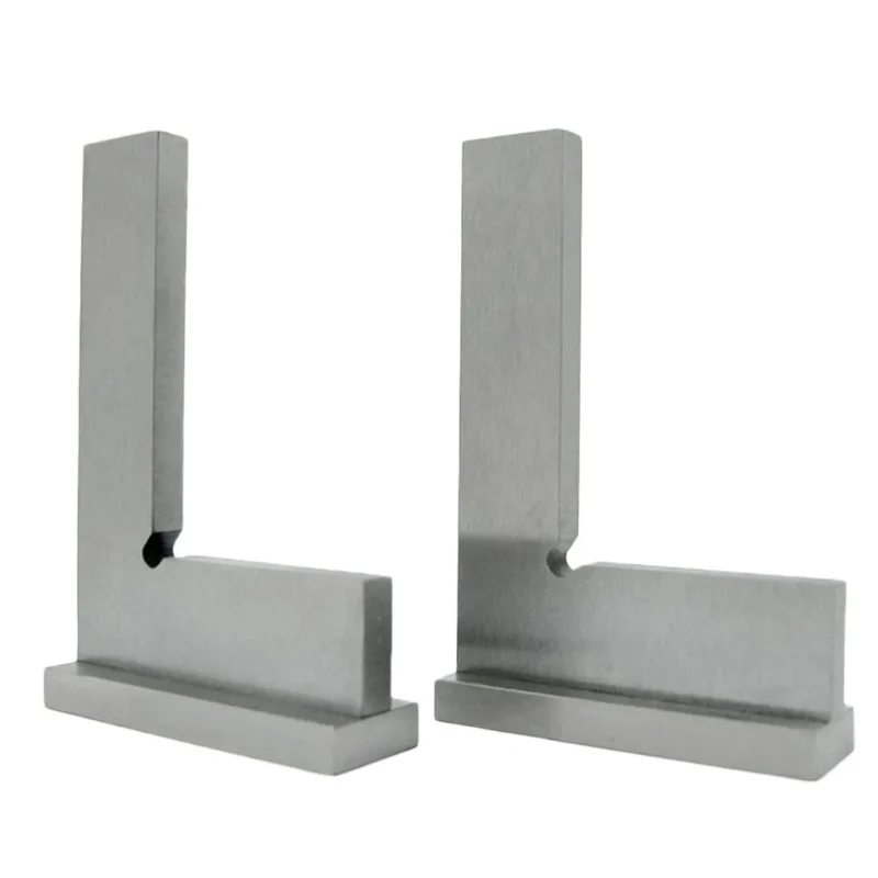 DIN875/2 Precision Machinist Square Ruler Carbon Steel Angle Ruler Engineer Square 90 Degree Right Angle Ruler