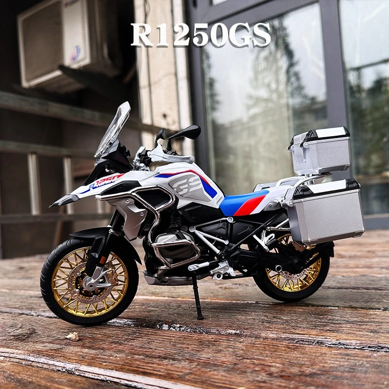 

Diecast 1/9 BMW R1250GS ADV Alloy Motorcycle Model Collection Car Ornament Hobby Simulation Miniature Voiture Boyfriend Gift