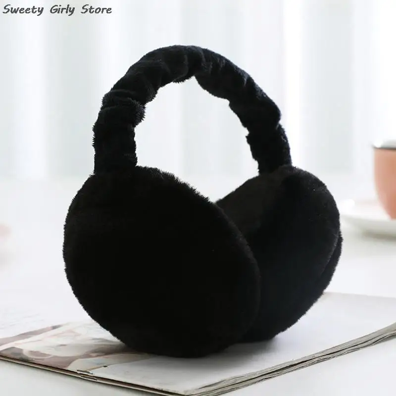 Cold Protection Plush Earflaps Keep Warm Winter Earmuffs Unisex Fluffy Cosy Ear Warmer Ear Cover Caps Headphone Foldable Eartips