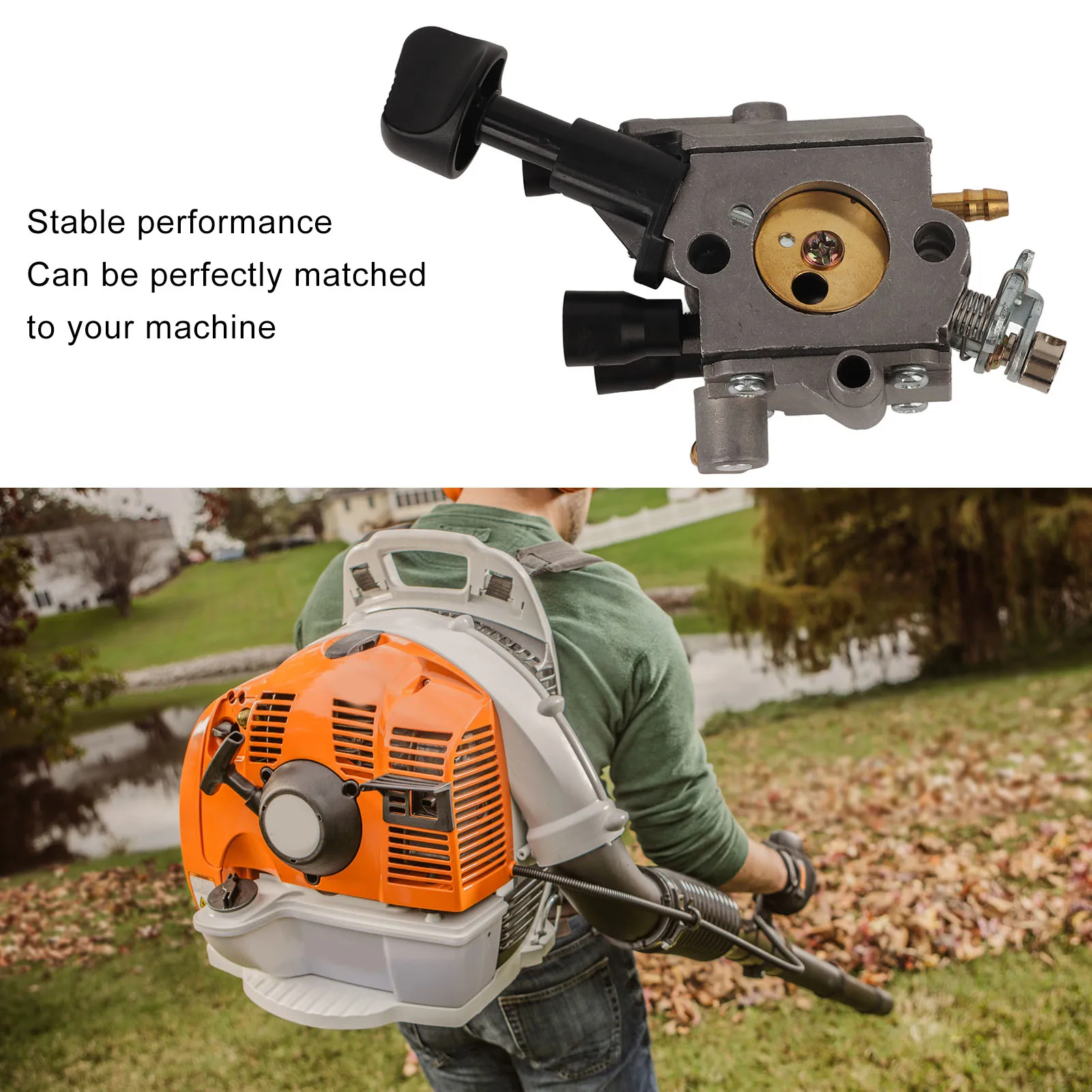 4244 120 0603 المكربن لاستبدال STIHL BR350 BR430 BR450 BR450C EF SR430 SR450 4229 129 0901 منفاخ الظهر المكربن #3