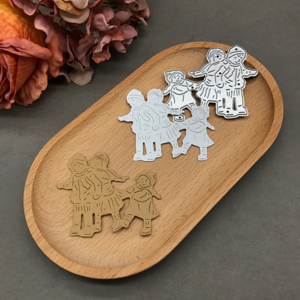

1pcs metal cutting dies cut die mold Skiing Scrapbook paper craft blade punch stencils dies