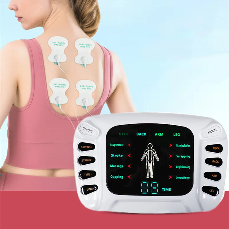 

EMS Trainer Body Massager Muscle Stimulator Electronic Pulse Massager Back Body Neck Intelligent Meridian Physiotherapy Massager