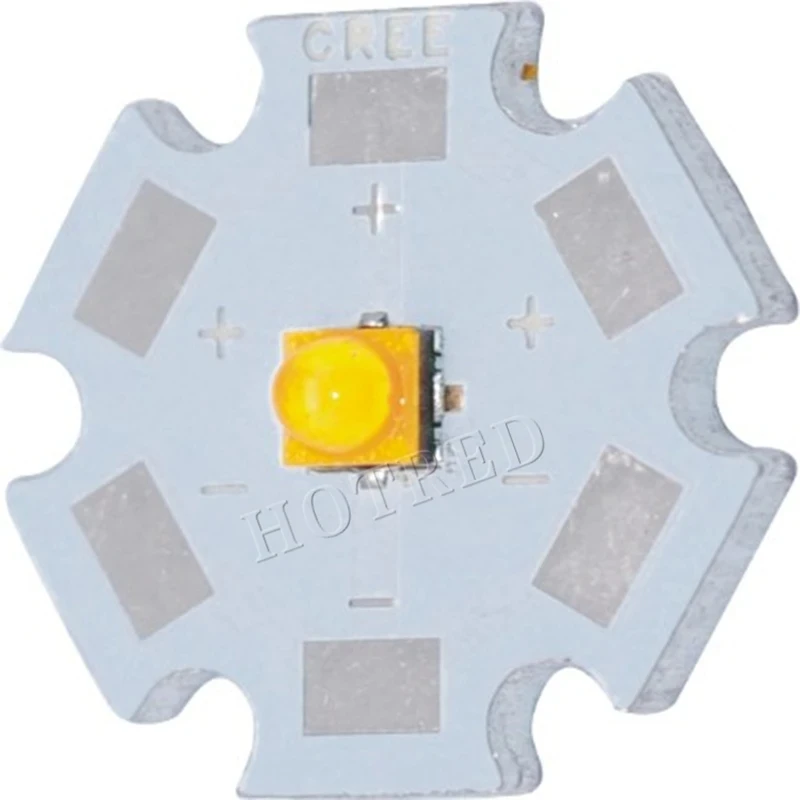 Chip de bombilla LED para linterna, Base de 20mm, XPG2 XML2 5050-T6 L2 XBD 3535 piezas R3/XP-E Q5/XR-E R5/XP-G2 R5, 1 XT-E