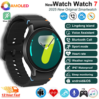 For Android Watch 7 GPS NFC Smart Watch Sport Tracker Heart Rate Bluetooth Call Sleep Monitoring IP68 Waterproof Smartwatch Men