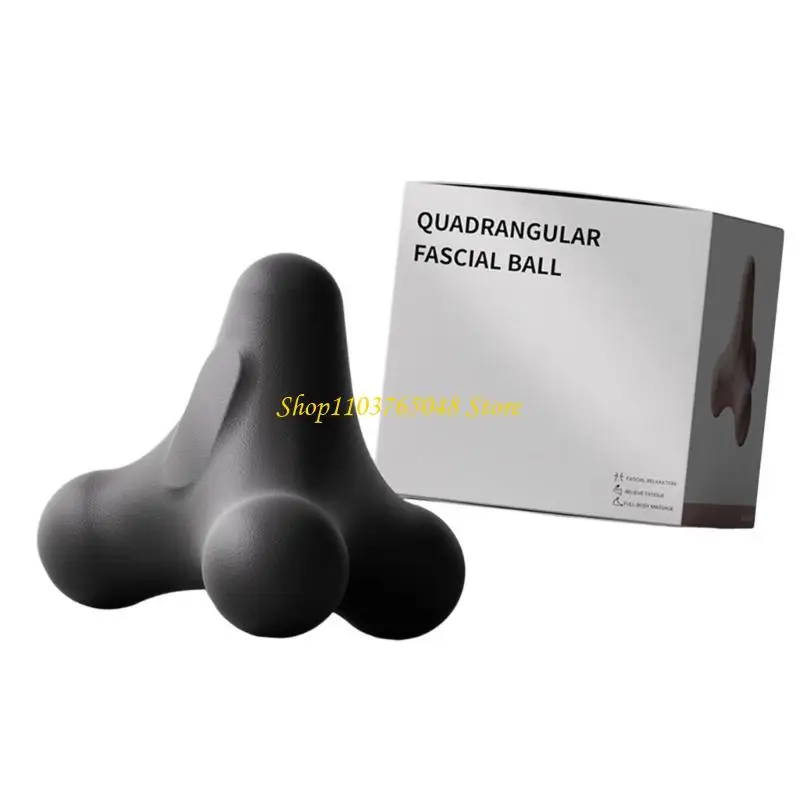 R53E Four Corner Fascia Ball Ergonomic Designs Fitness Recovery Massage Ball For Deep Muscle Relief And Full Body Relaxation