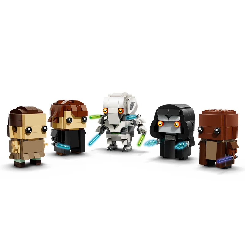 656 PCS MOC Famous Movie Characters Brickheadz Model Building Block Set DIY Assembly Bricks Display Toy For Kids Christmas Gifts
