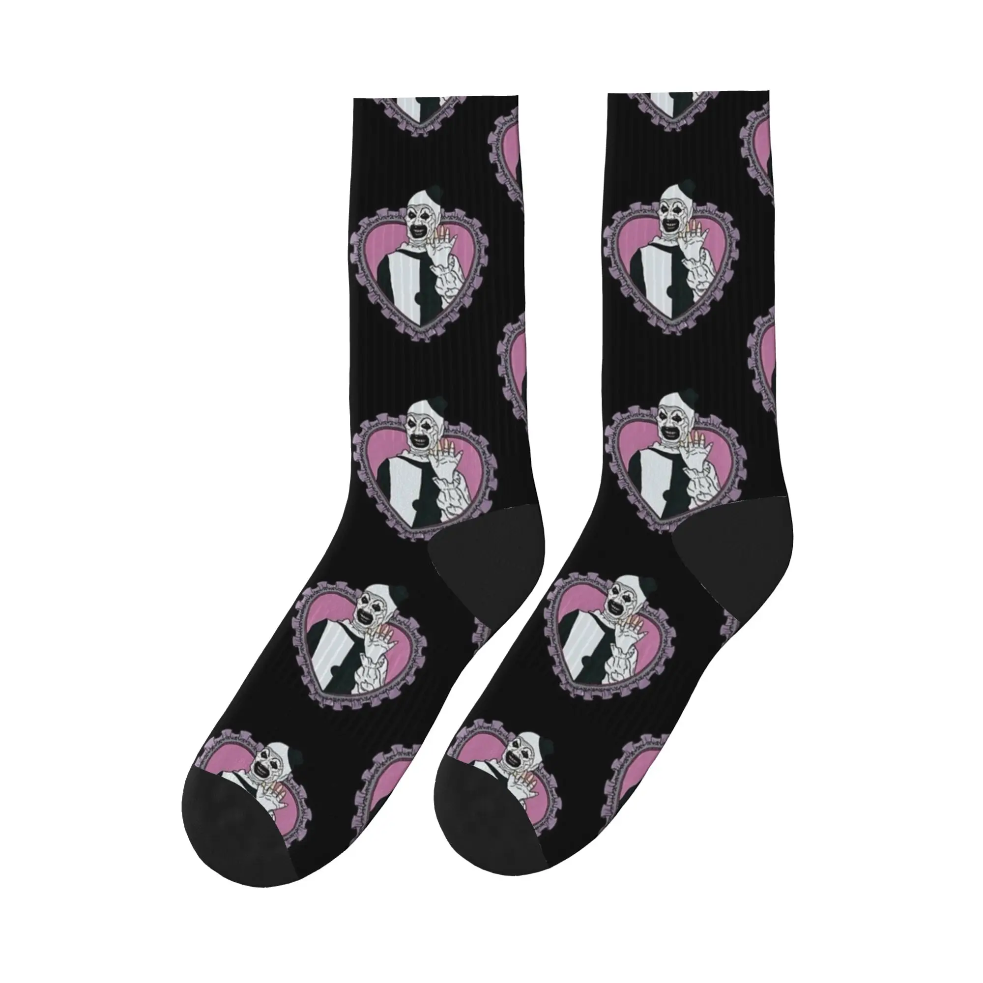 الجوارب الرجالية لطيف المرعب الحب فيلم الرعب هالوين الوردي القلب جوارب الخريف الجوارب الرجعية تصميم الجري عدم الانزلاق الجوارب