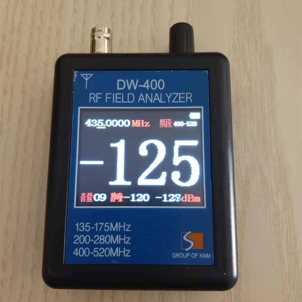 Imagem -03 - Digital Campo Intensidade Indicador Medidor rf Campo Analisador Medidor de Intensidade Rádio Direção Finder Rádio Detector Novo