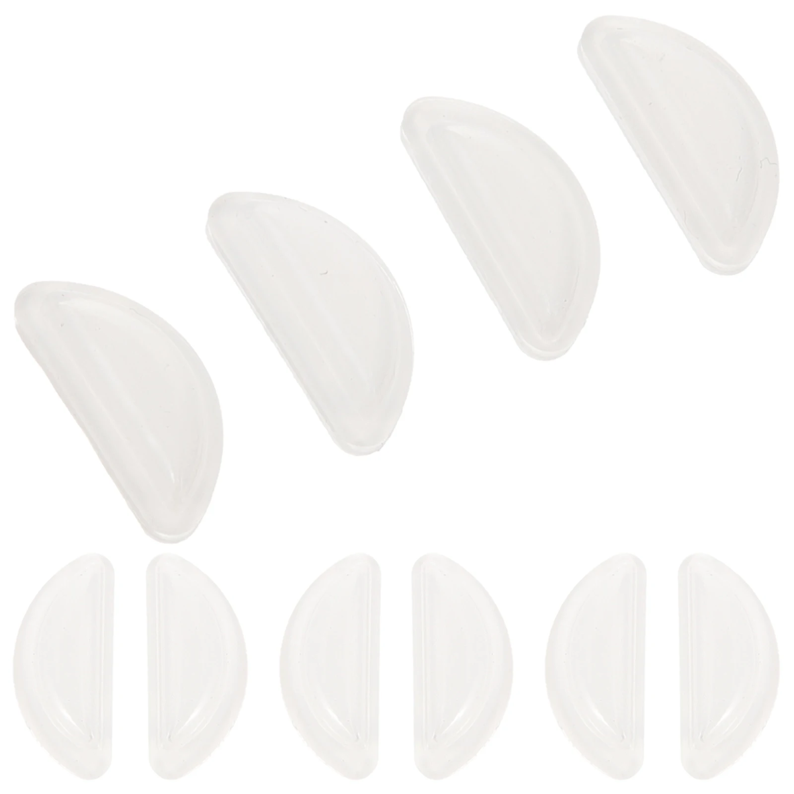 

5 Pairs Nose Pads Silicone Clear Replacement Eyeglass Repair Eyeglass Repair Kit With Nose Pads Kit for Frames Anti Slip Height