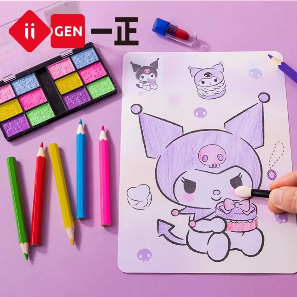 Iigen Sanrio ชุดเครื่องเขียนเมโลดี้, ชุดเครื่องเขียนเมโลดี้สมุดระบายสีระบายสี