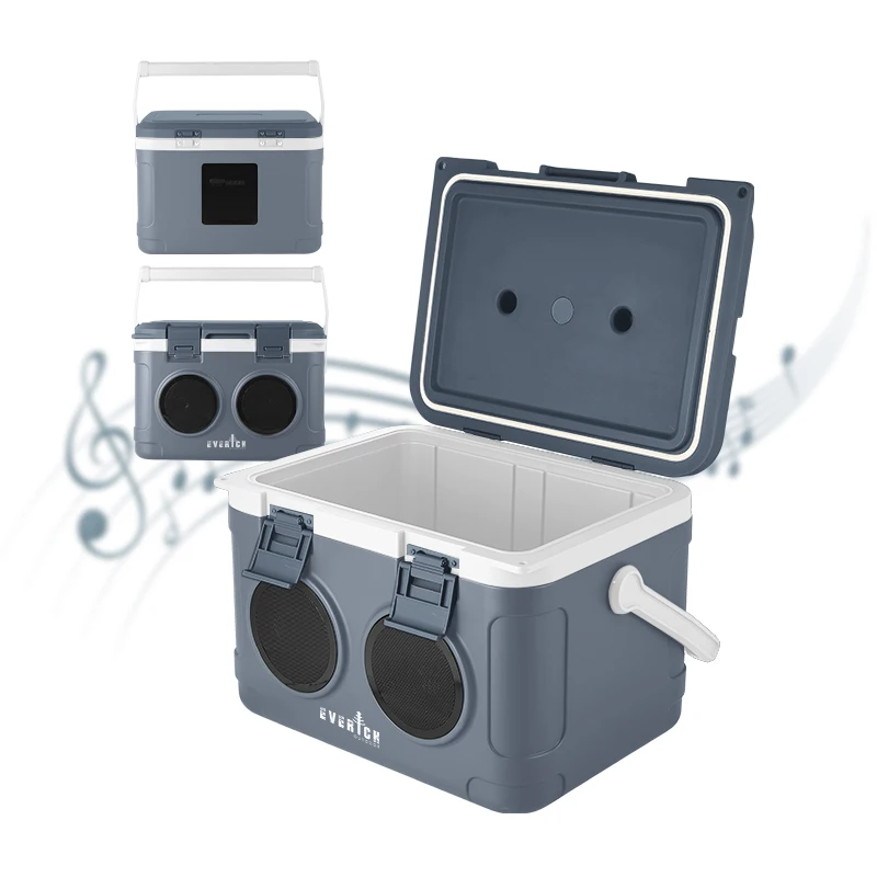 

21L Bluetooth Speaker Cooler Pack with Insulation for Seaside Tunes and Refreshments