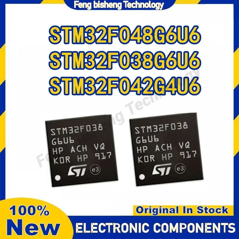 

STM32F038G6U6 STM32F042G4U6 STM32F048G6U6 STM STM32F038 STM32F042 STM32F048 STM32F038G6 STM32F042G4 STM32F048G6 IC MCU Chip QFN