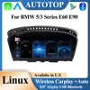 Autotop linux auto multimedia player für bmw 3 5 series 2011-2015 e60 e61 e62 e63 e64 e90 e91 e92 e93 kabelloses carplay android auto 1