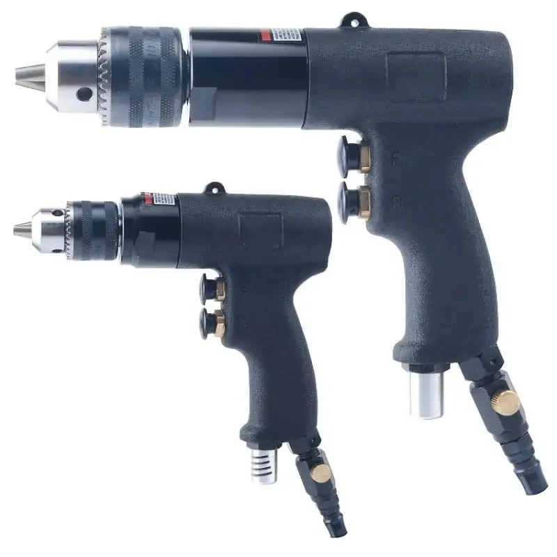 12-Speed Control Pneumatic Hand 3/8 Carbon Steel Air Drill & Tapping Machine With Left And Right Turn Features