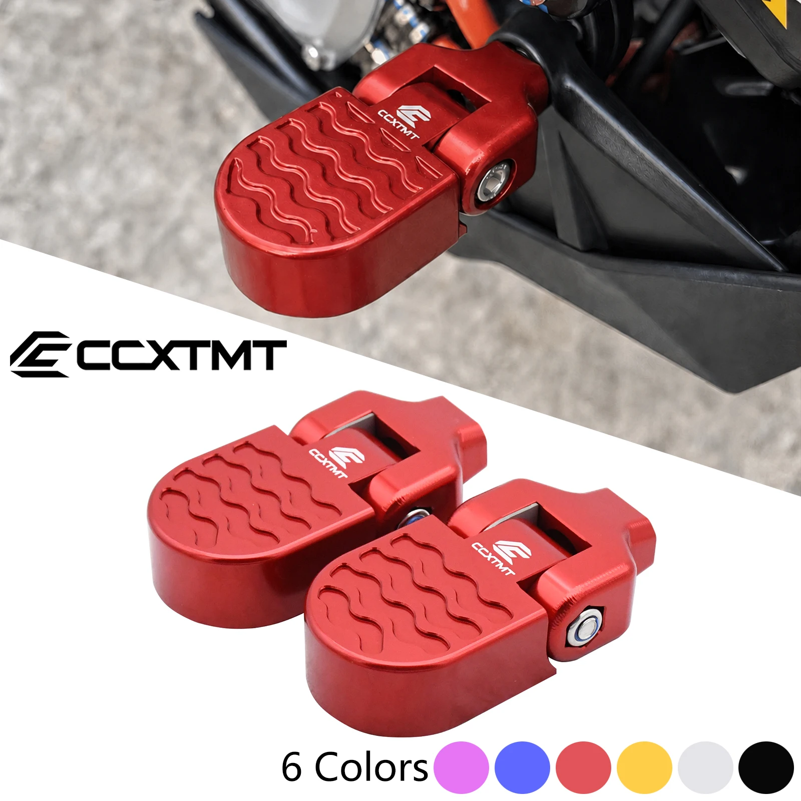 Electric Motorcycle CNC Passenger Footrests Modified Foot Pedals For Talaria Sting X3 MX3 MX4 MX5 SurRon UltraBee and 79 Bike