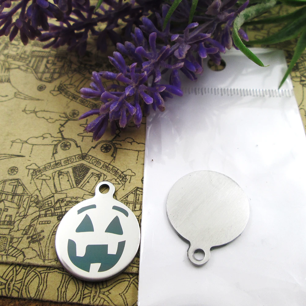 

20pcs/lot--"Jack Skellington faces21 "stainless steel charms more style for choosing DIY Charms pendants for necklace