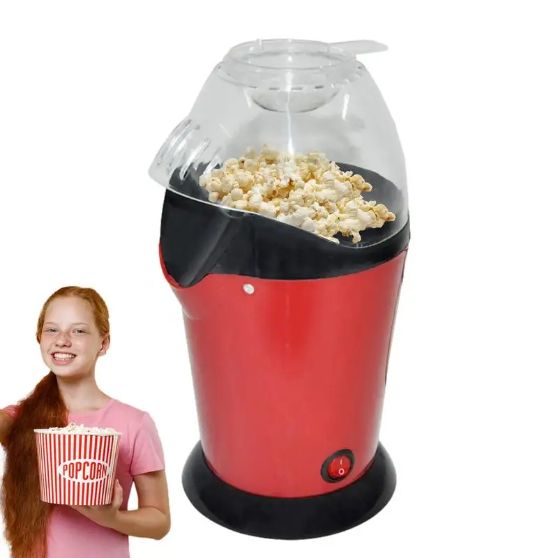 Air Popper 1200W Mini Air Popcorn Machine With Clear Measuring Cup High Popping Rate Household Electric Popcorn Maker Machine